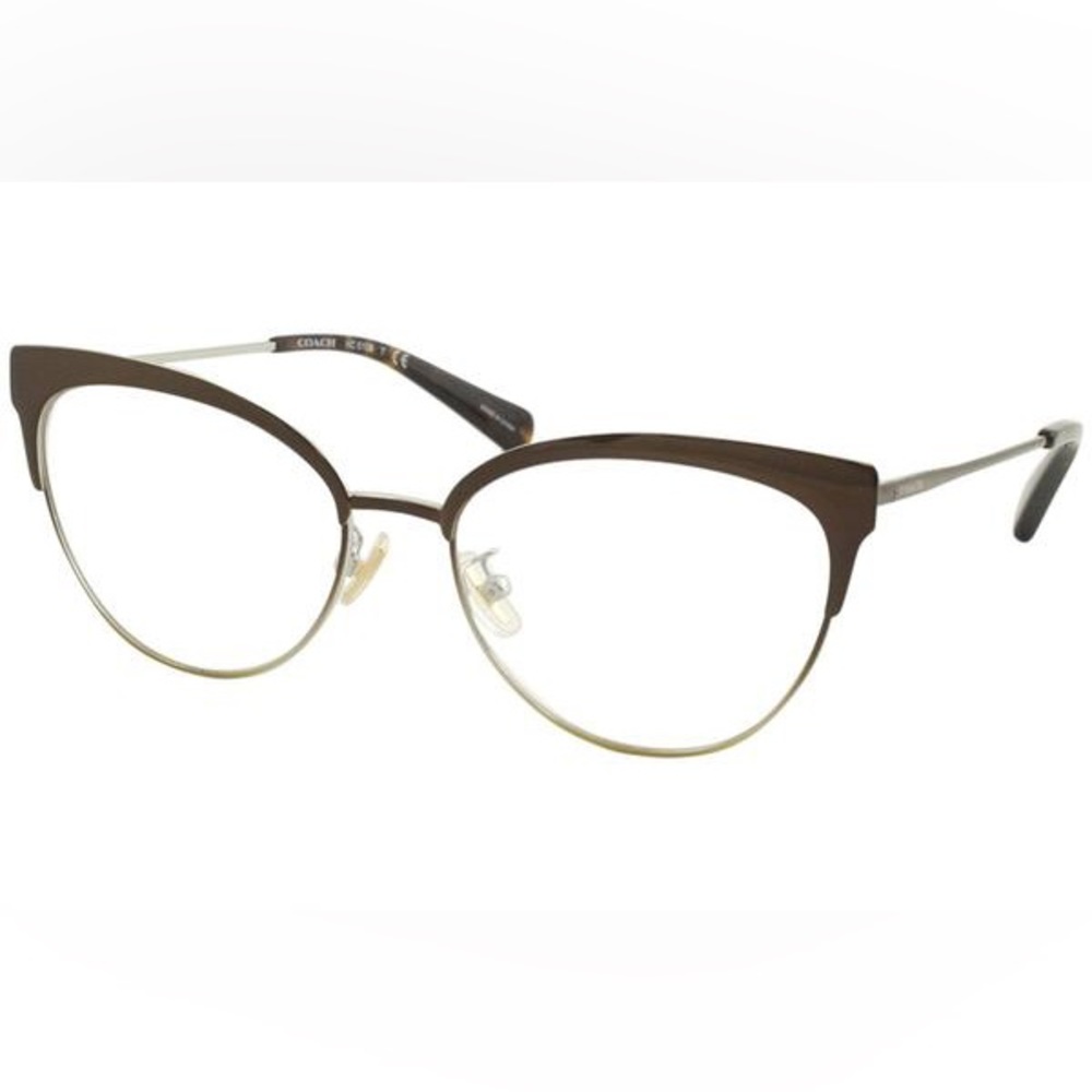 Coach Cat Eye Metal Eye-frame in Shiny Brown